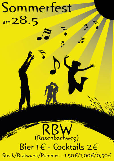 RBW Flyer Sommerfest 28.05.2011